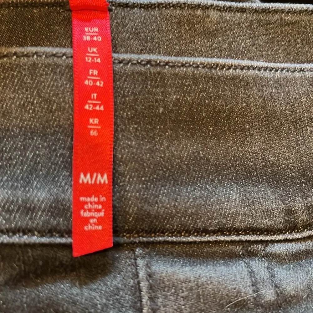 Spanx Black Distressed Jeggings - Picture 10 of 11